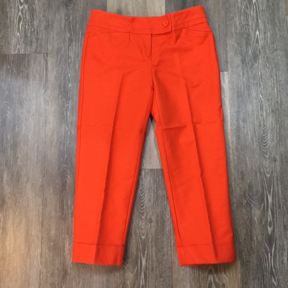 Ann Taylor Factory 0P Capri Cuffed Trouser - Picture 1 of 6